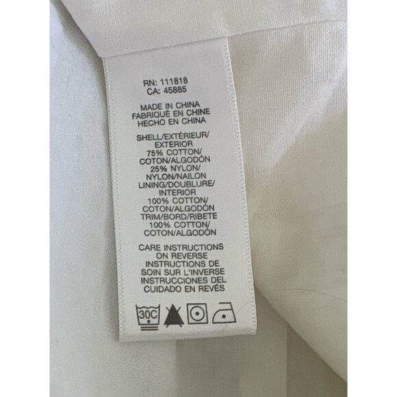 MICHAEL Michael Kors White Lace Sheath Dress, Sleeveless Women's Size 8 - Picture 10 of 11